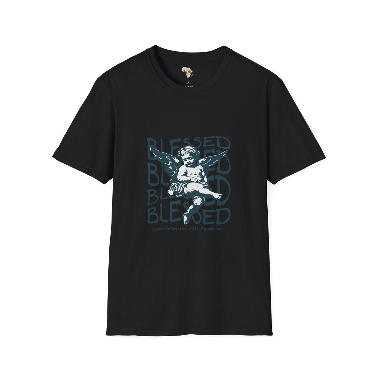 Blessed unisex softstyle tee Funky African