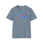 DR Congo text unisex softstyle tee