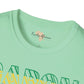 Gabon text unisex softstyle tee