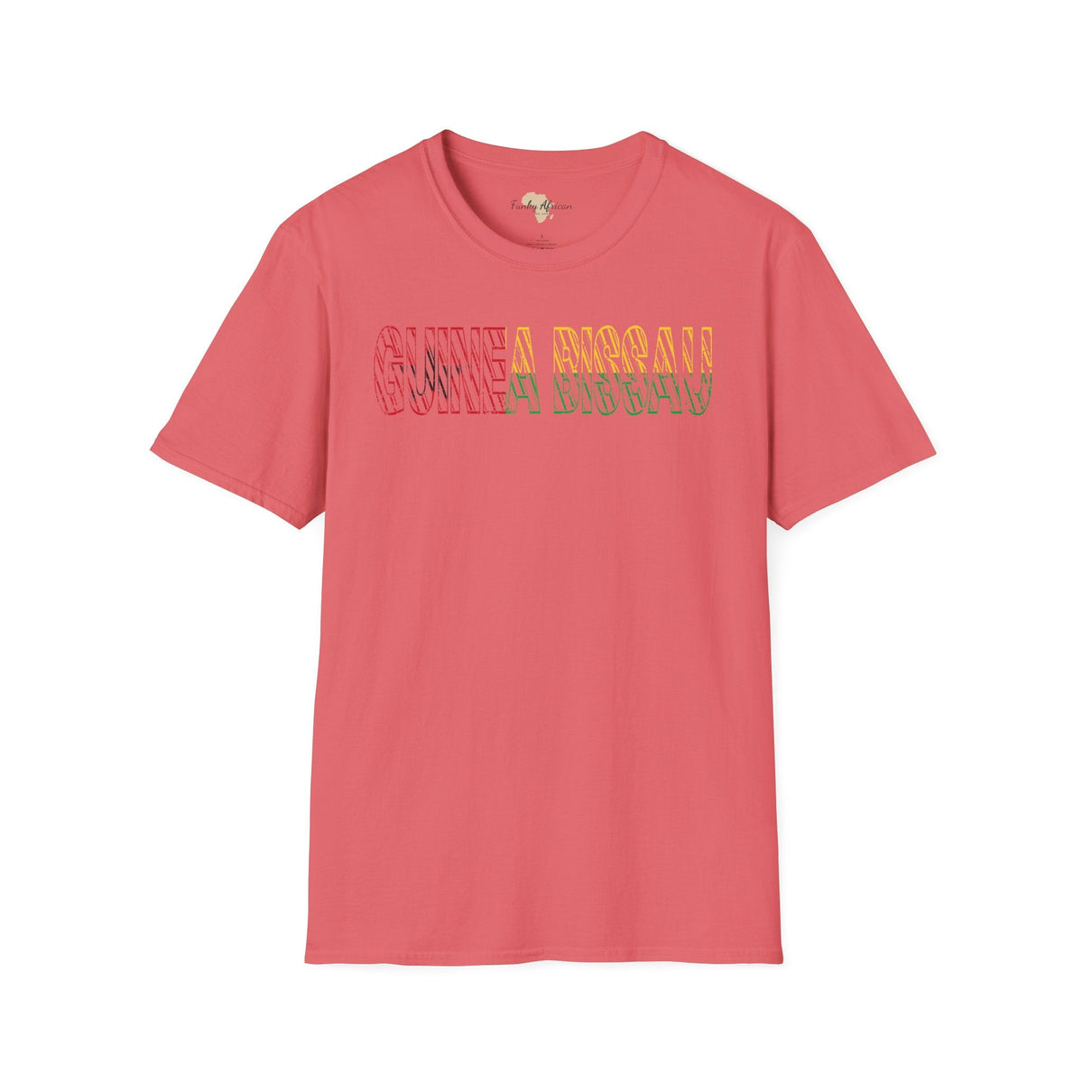 Guinea-Bissau text unisex softstyle tee Funky African