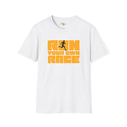 Run your own race unisex softstyle tee