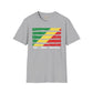 Republic of the Congo strip unisex softstyle tee