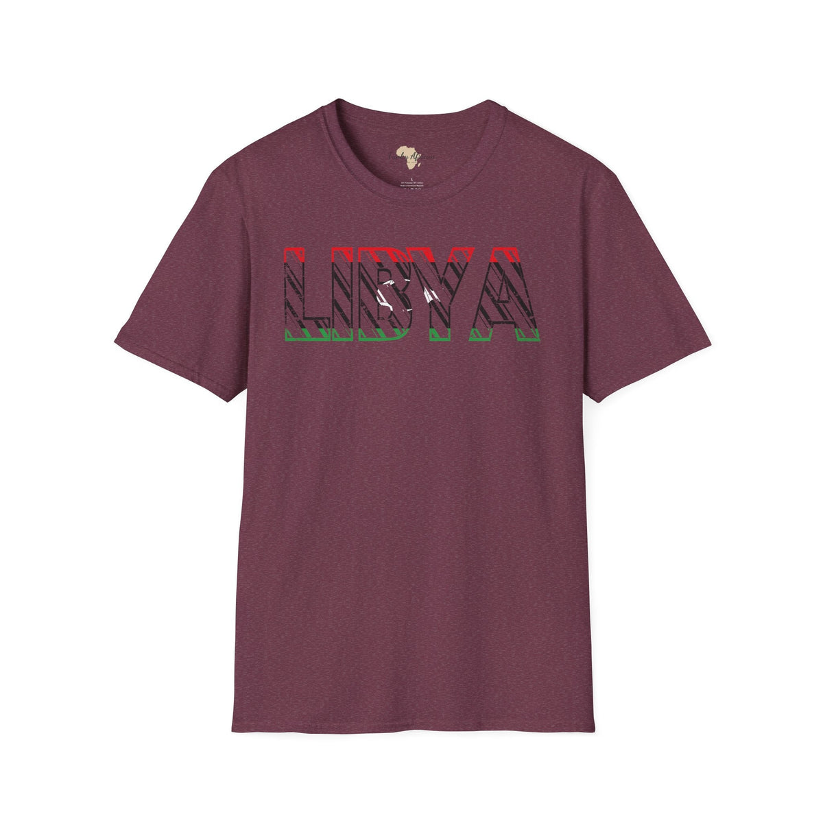 Libya text unisex softstyle tee Funky African