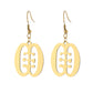 Adinkra Fashion Hollowed-out ear rings