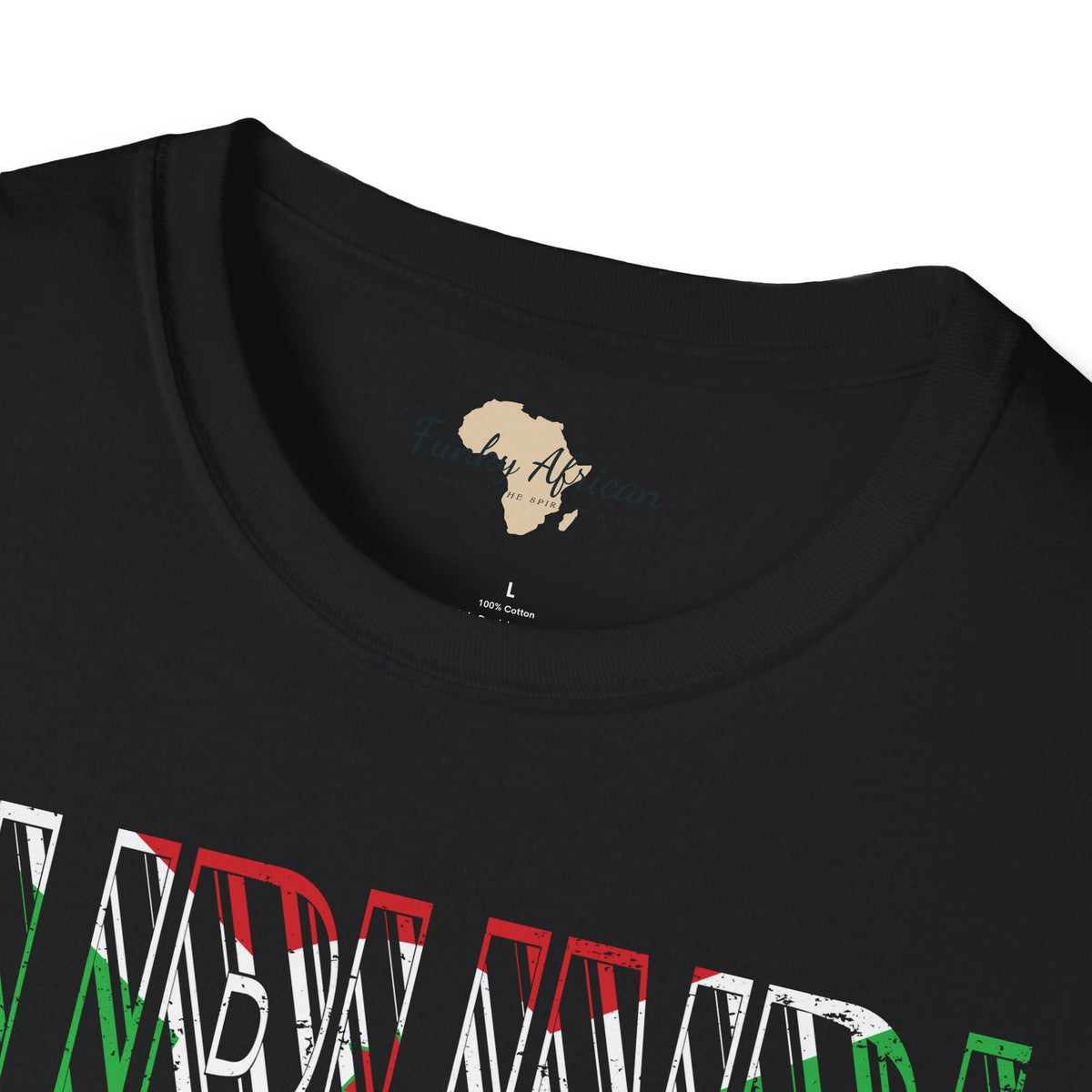 Burundi text unisex softstyle tee Funky African