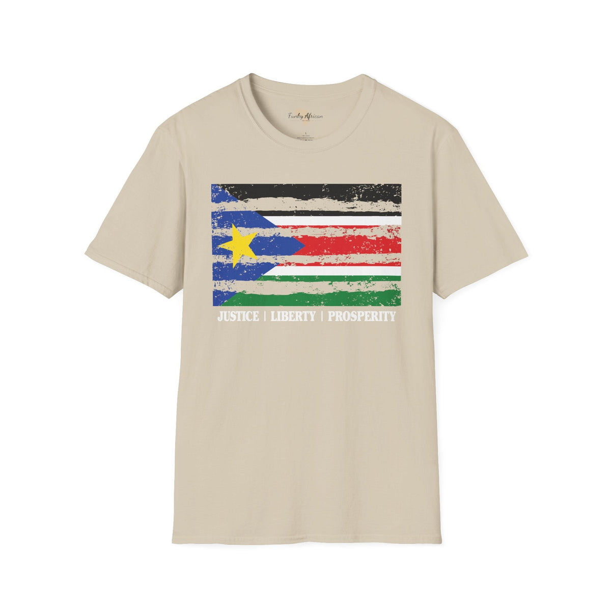 South Sudan strip unisex softstyle tee Funky African