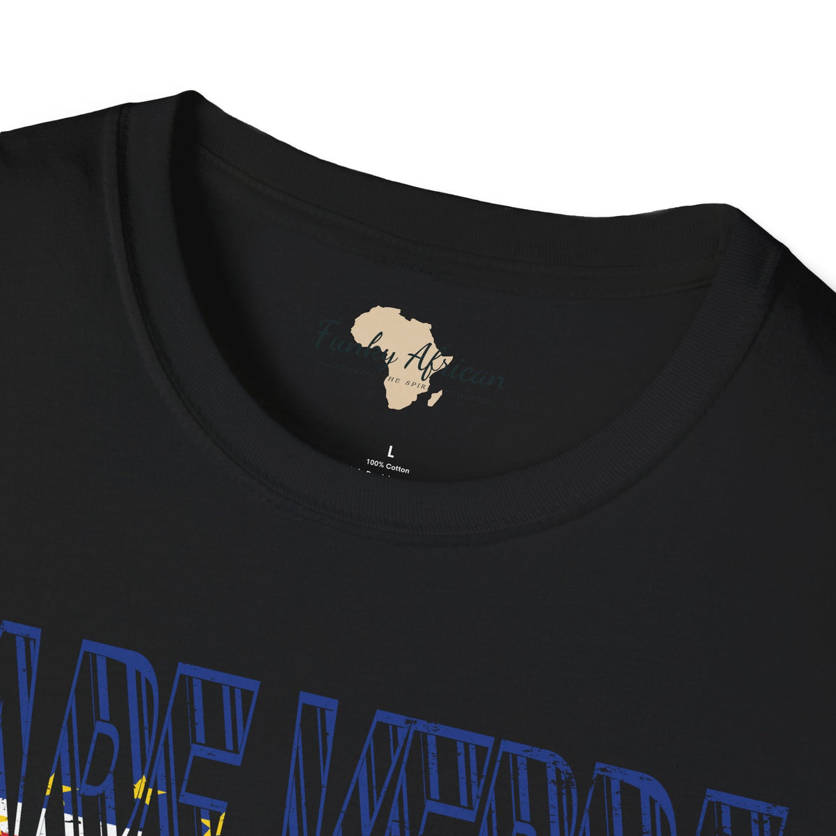 Cabo Verde text unisex softstyle tee Funky African