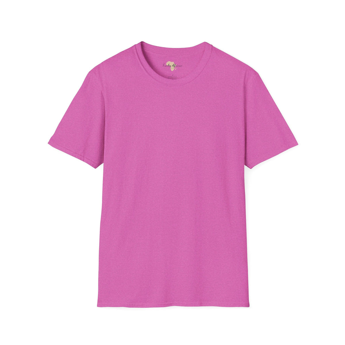 Blank unisex softstyle tee Funky African