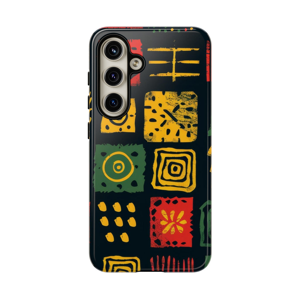 African Print Samsung Galaxy Tough Case Funky African