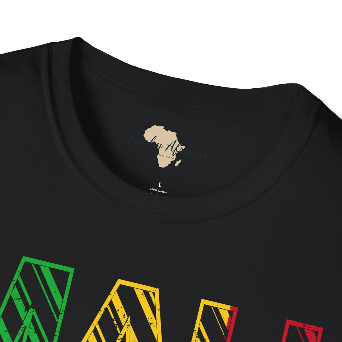 Malian text unisex softstyle tee Funky African