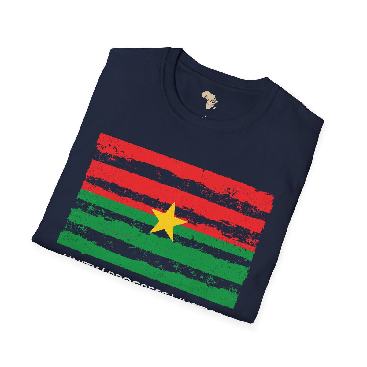 Burkina Faso strip unisex softstyle tee Funky African