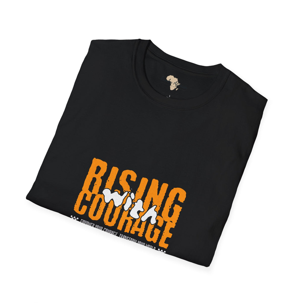 Rising with courage unisex softstyle tee Funky African