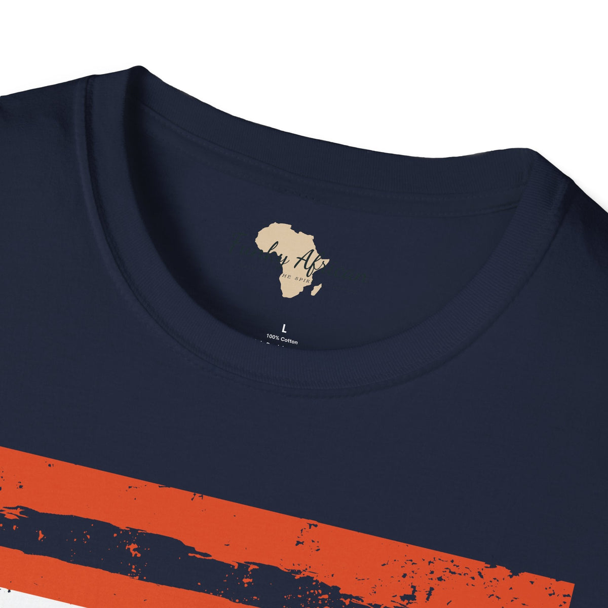 Nigerien strip unisex softstyle tee Funky African