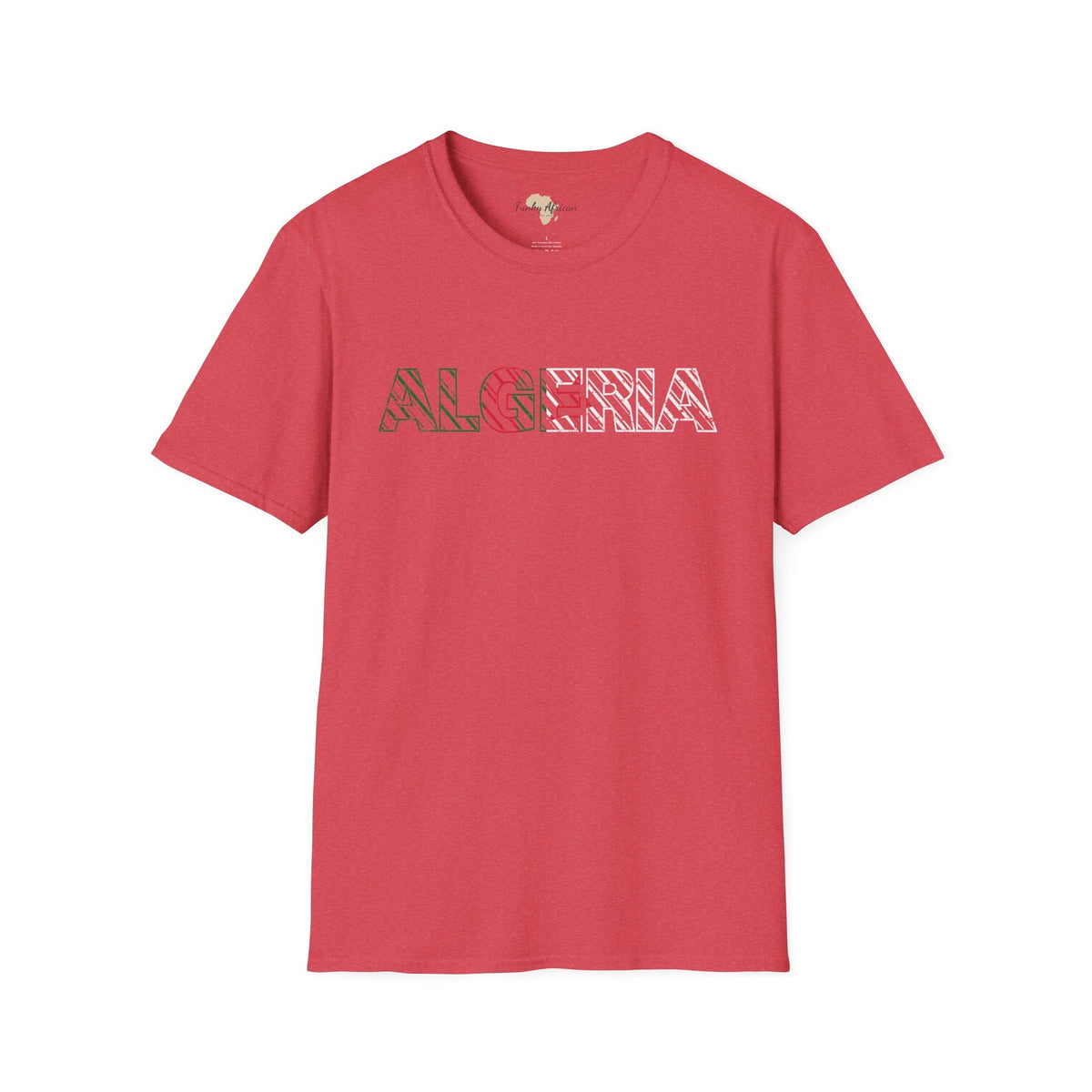 Algeria text unisex softstyle tee Funky African