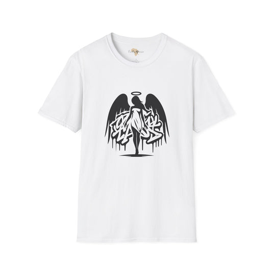 Angel graffiti unisex softstyle tee
