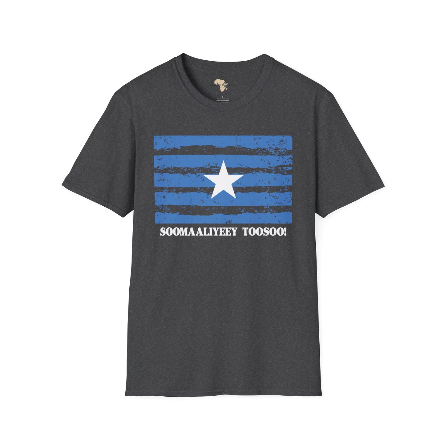 Somalia strip unisex softstyle tee