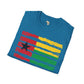 Guinea-Bissau strip unisex softstyle tee