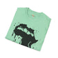 African map graffiti unisex softstyle tee