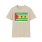 São Tomé and Príncipe strip unisex softstyle tee