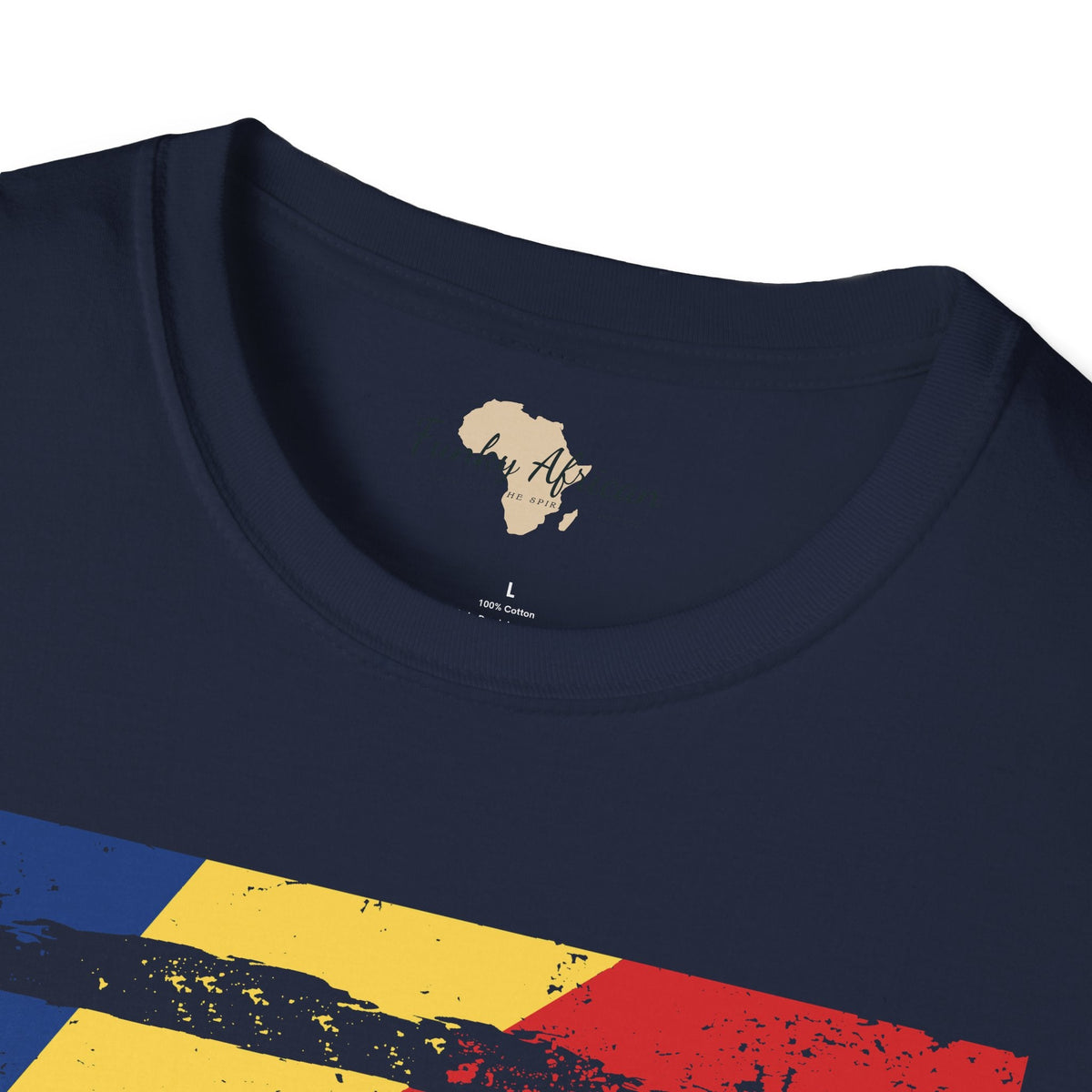 Seychelles strip unisex softstyle tee Funky African