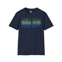 Sierra Leone text unisex softstyle tee