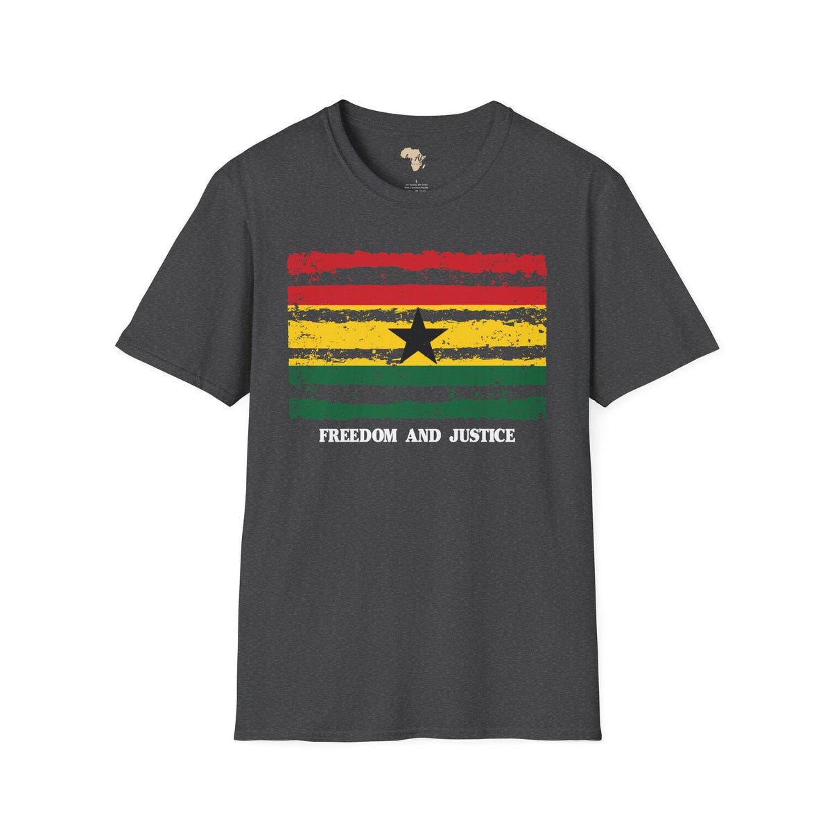 Ghana strip unisex softstyle tee Funky African