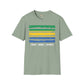 Gabon strip unisex softstyle tee