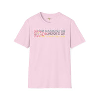 Mozambique text unisex softstyle tee