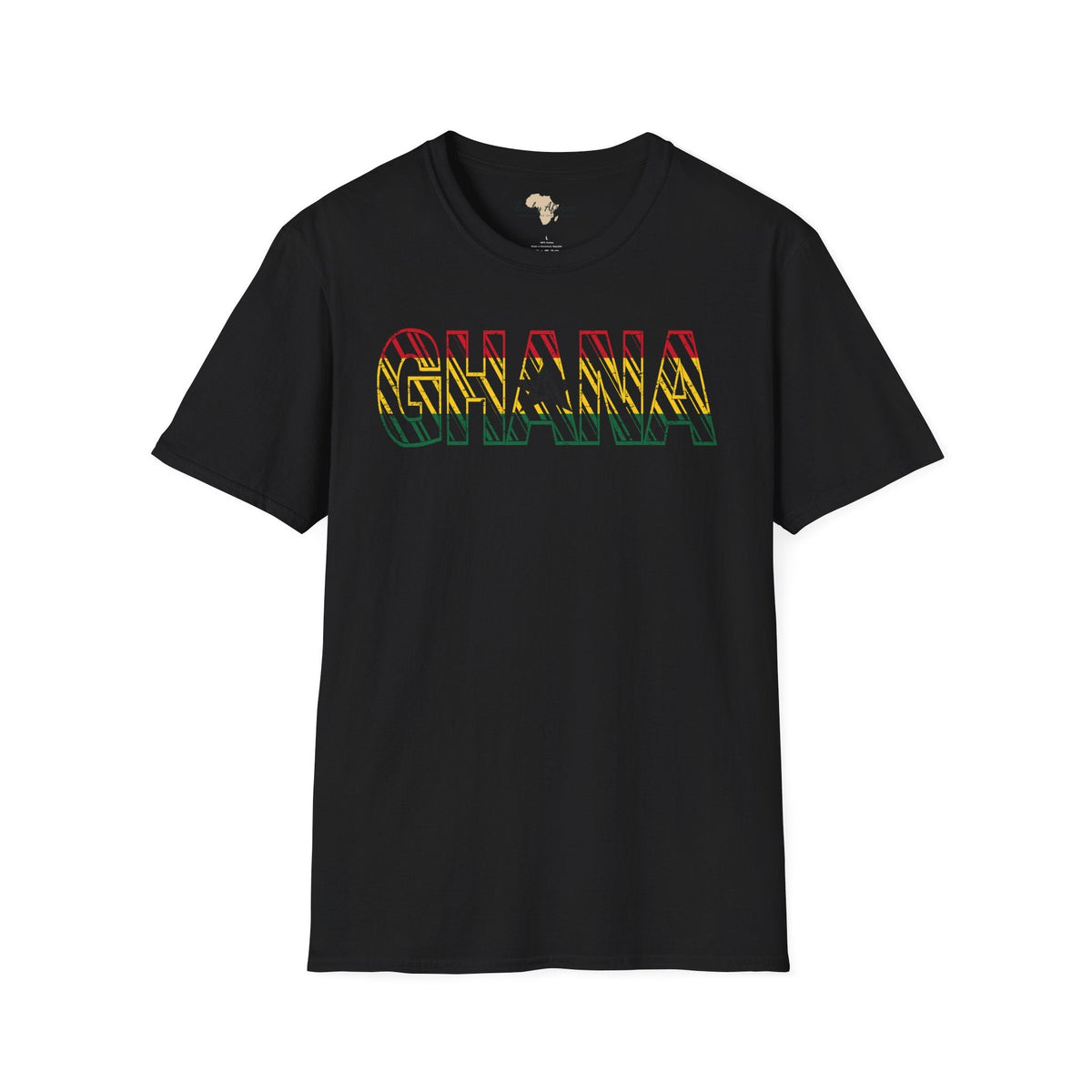 Ghana text unisex softstyle tee Funky African