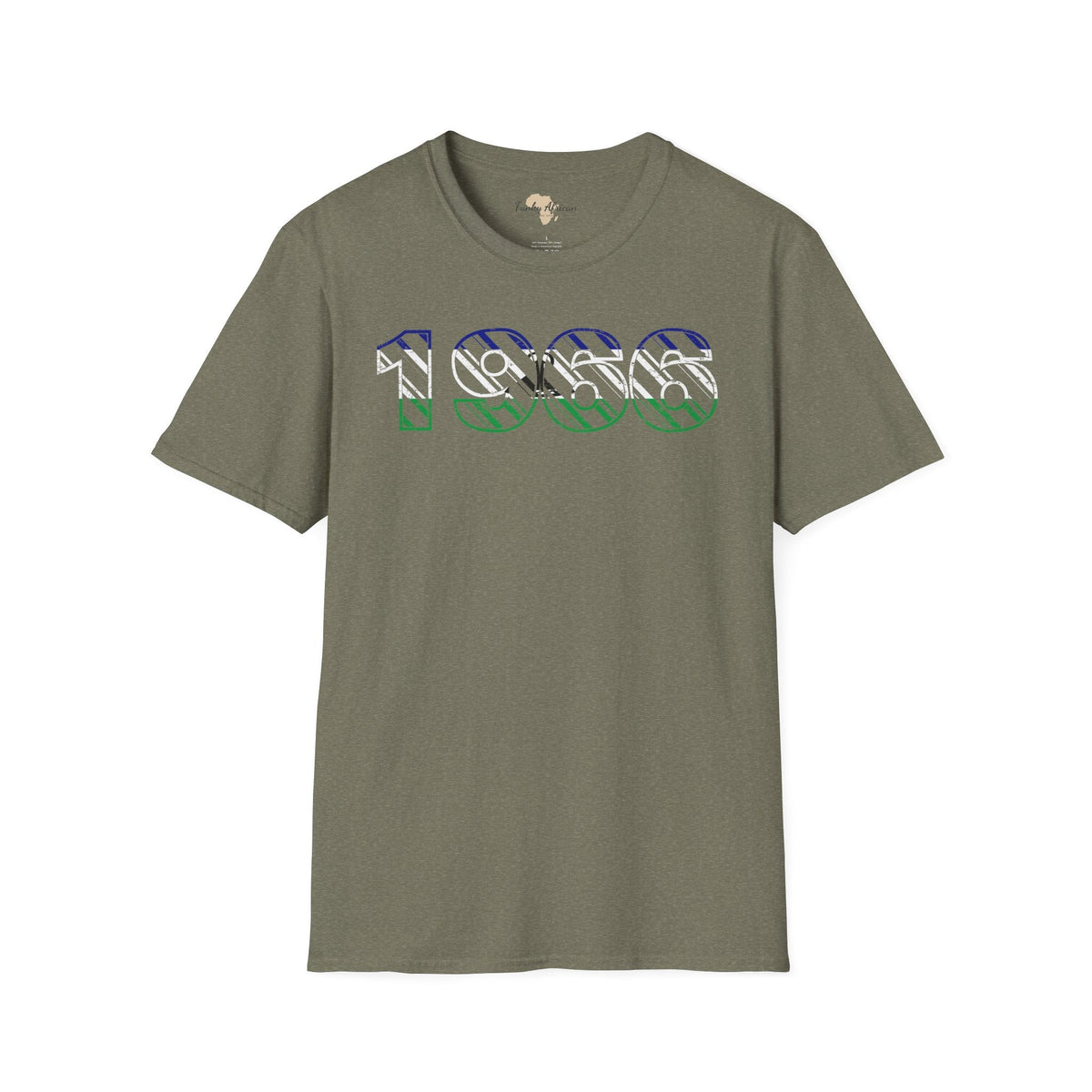 Lesotho year unisex softstyle tee Funky African