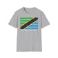 Tanzania strip unisex softstyle tee