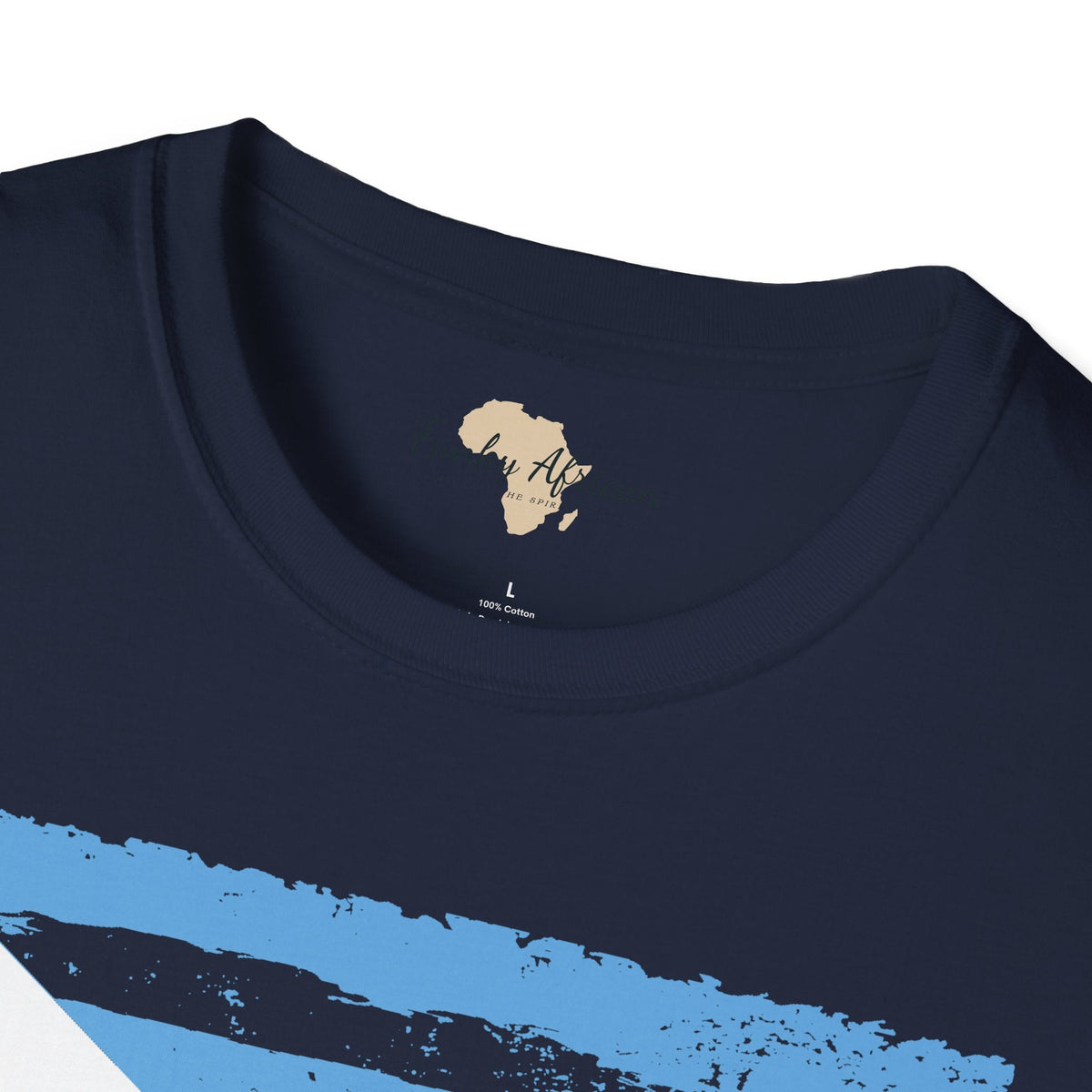 Djibouti strip unisex softstyle tee Funky African