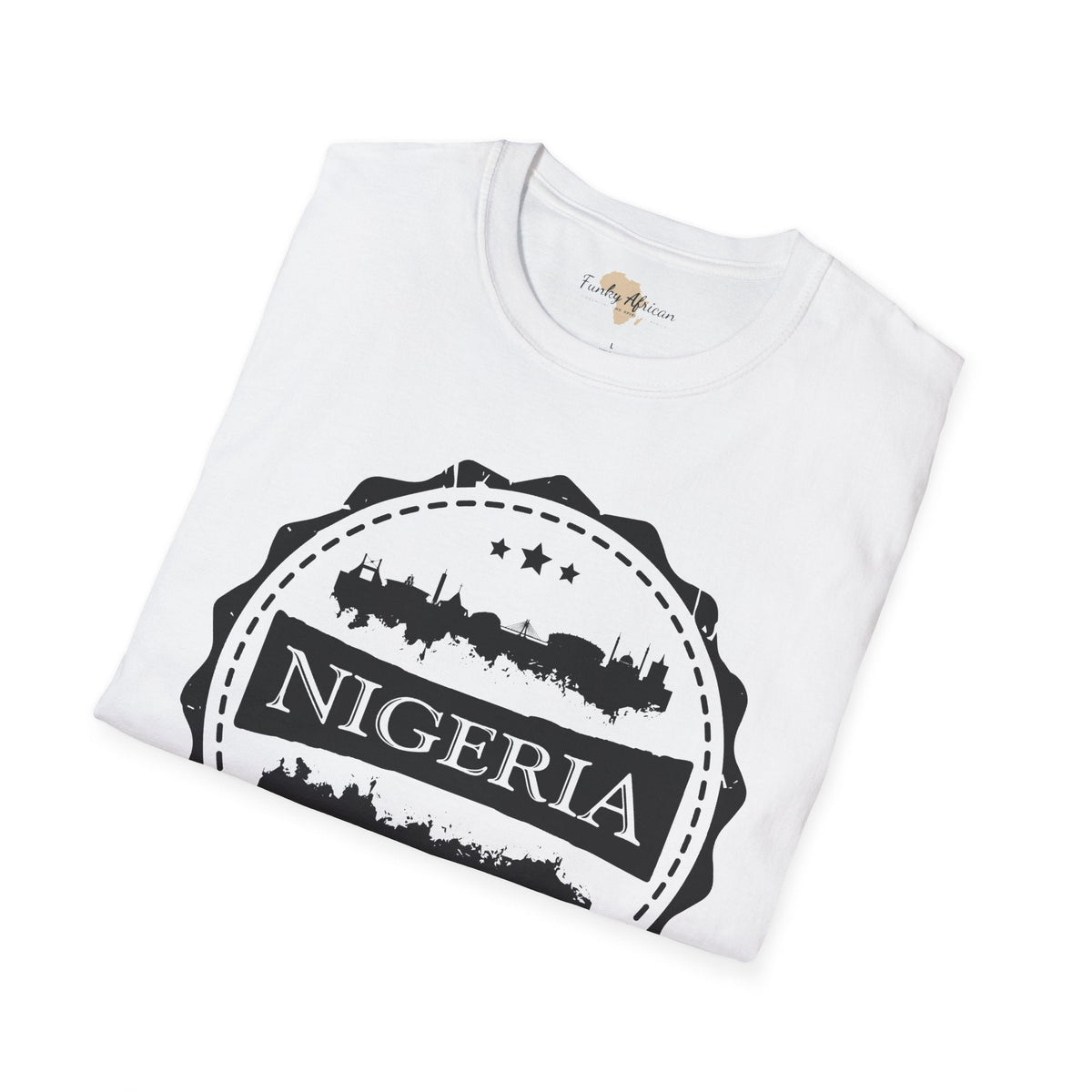 Nigeria Stamp unisex tee Funky African