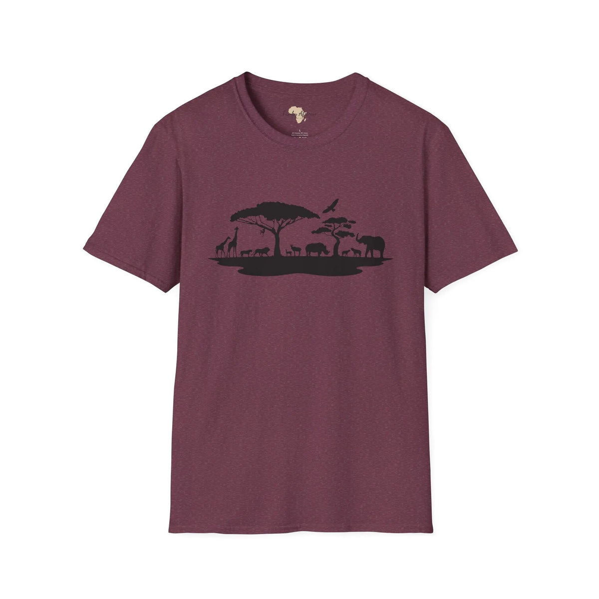 African jungle unisex softstyle tee Funky African