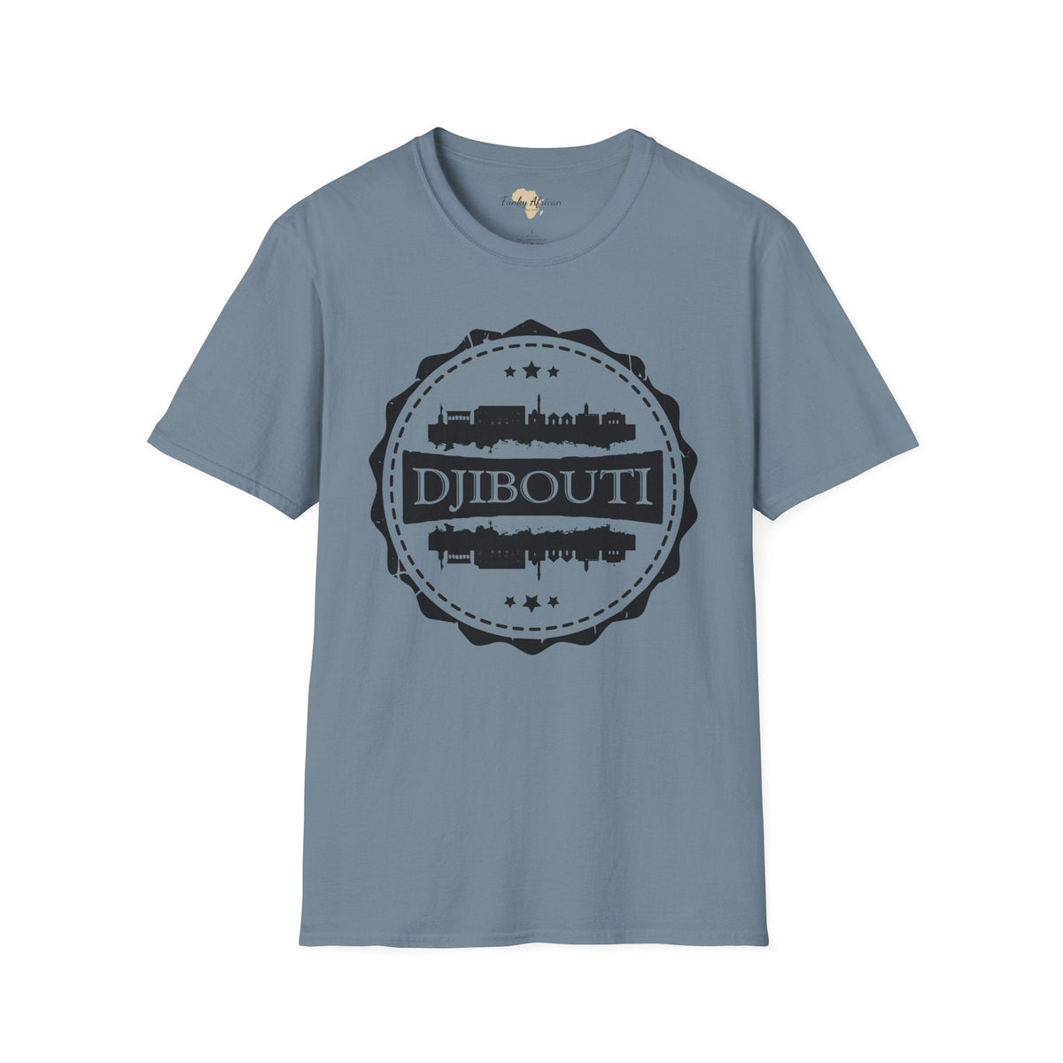 Djibouti Stamp unisex tee Funky African