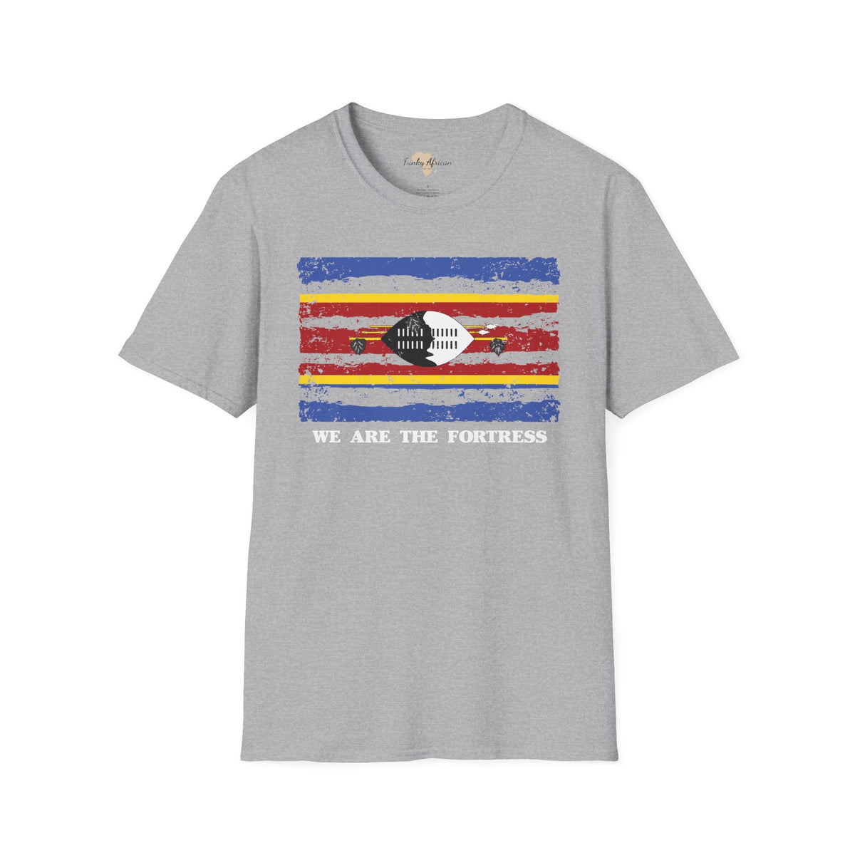 Eswatini strip unisex softstyle tee Funky African