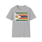 Zimbabwe strip unisex softstyle tee