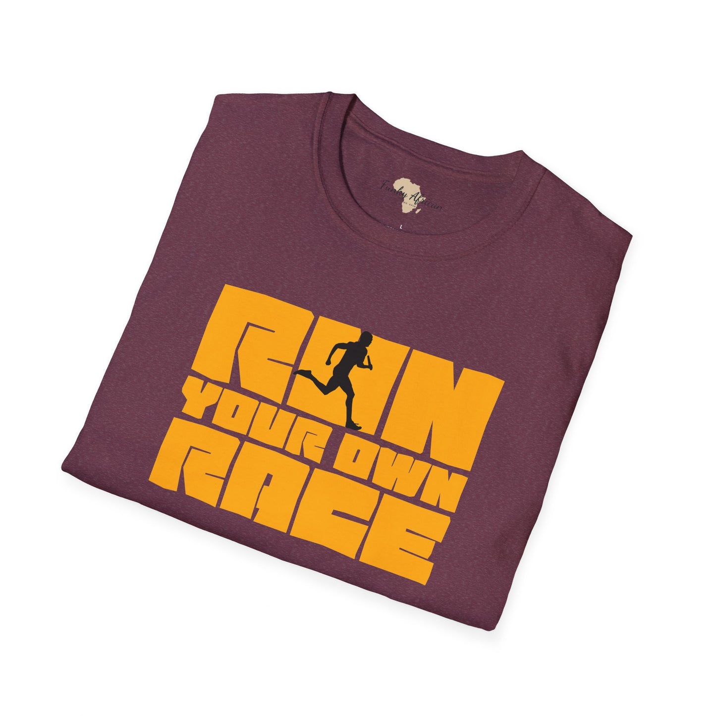 Run your own race unisex softstyle tee