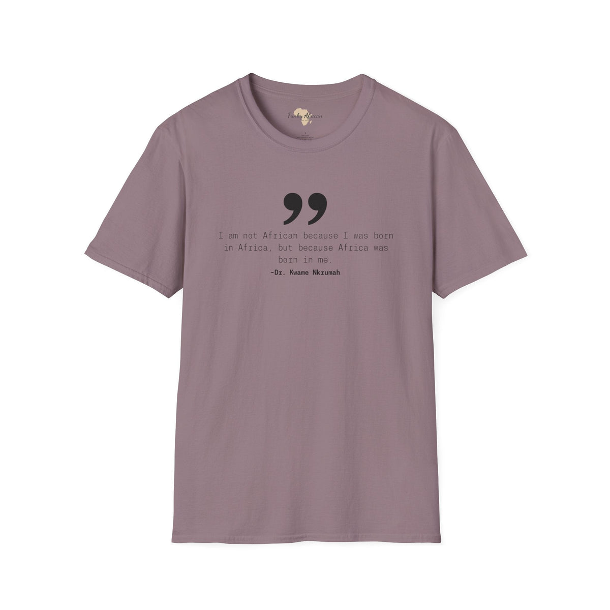 Africa in me unisex softstyle tee Funky African