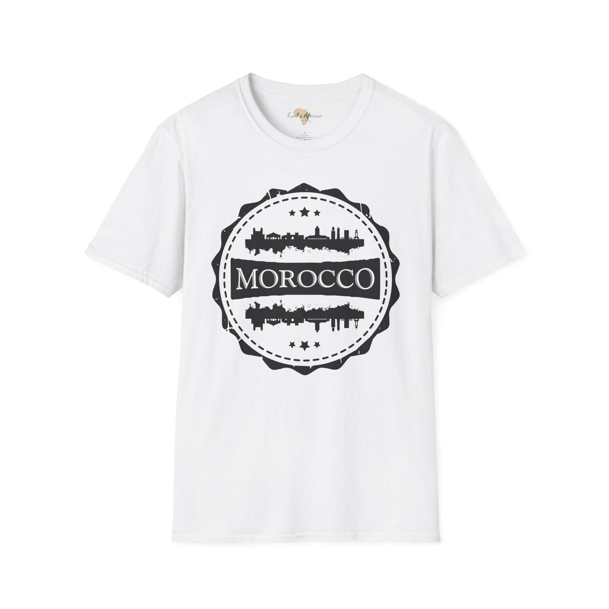Morocco Stamp unisex tee Funky African