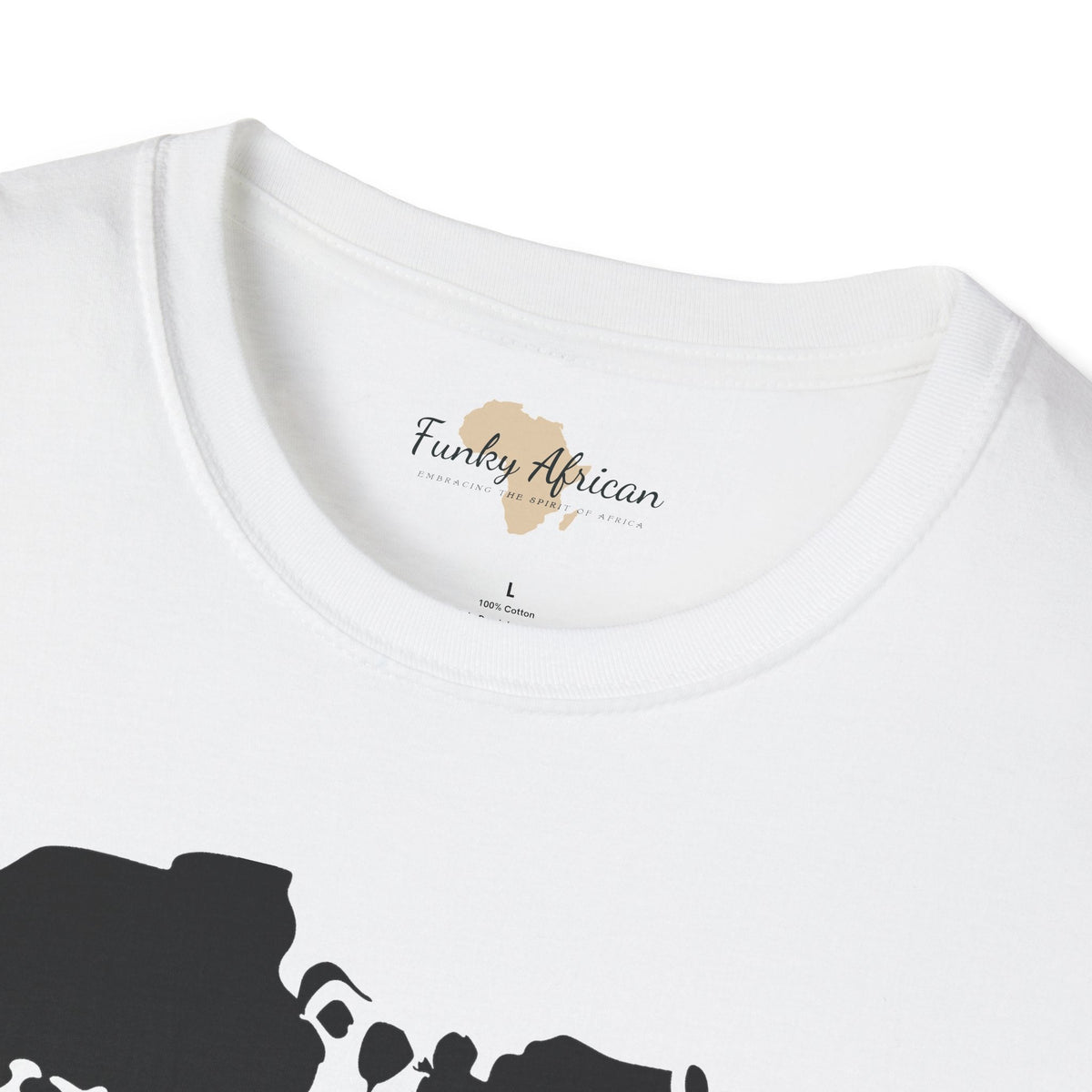 African map unisex softstyle tee Funky African