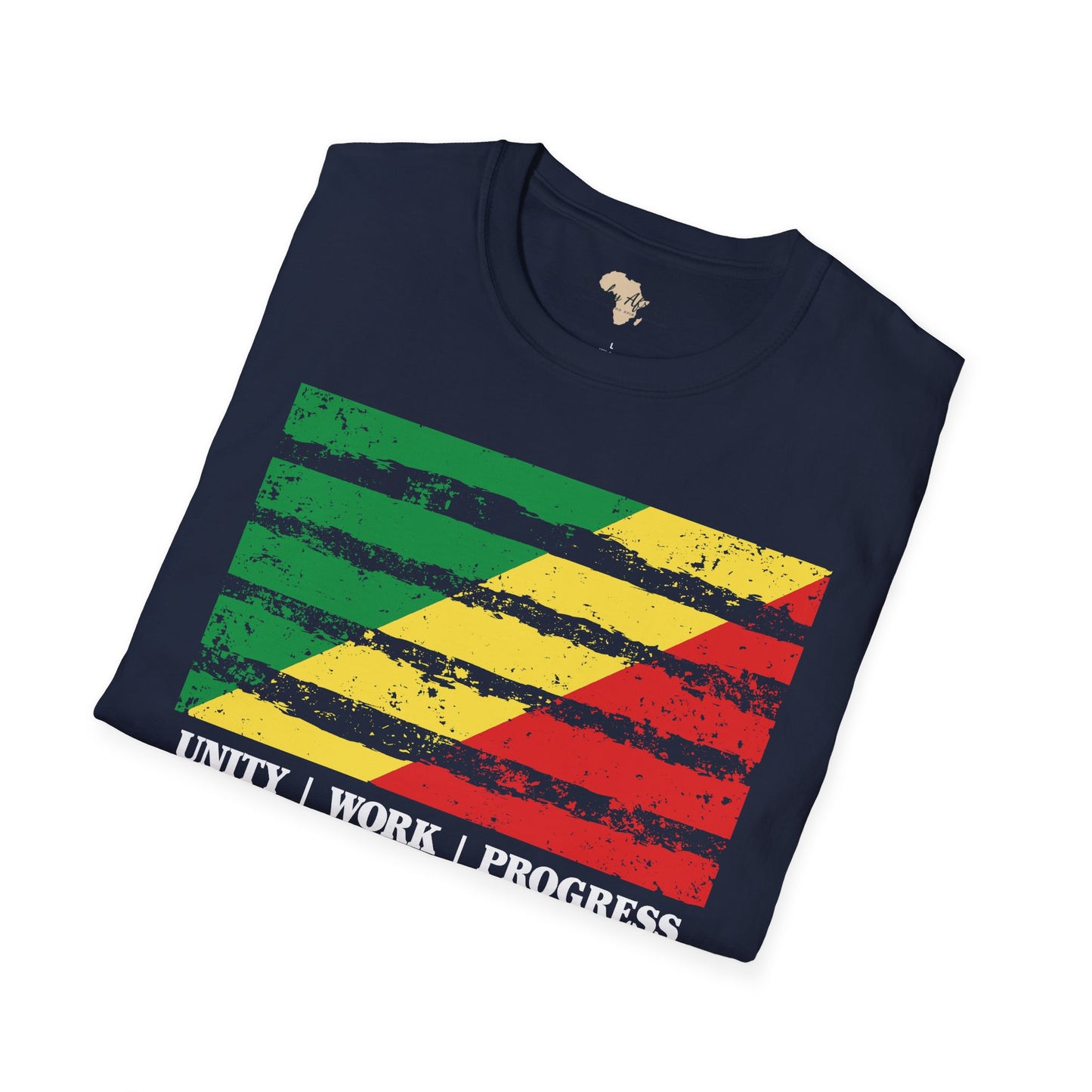 Republic of the Congo strip unisex softstyle tee
