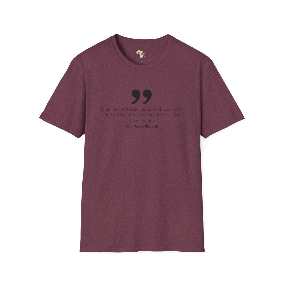 Africa in me unisex softstyle tee Funky African