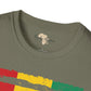 Guinean strip unisex softstyle tee