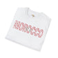 Morocco text unisex softstyle tee