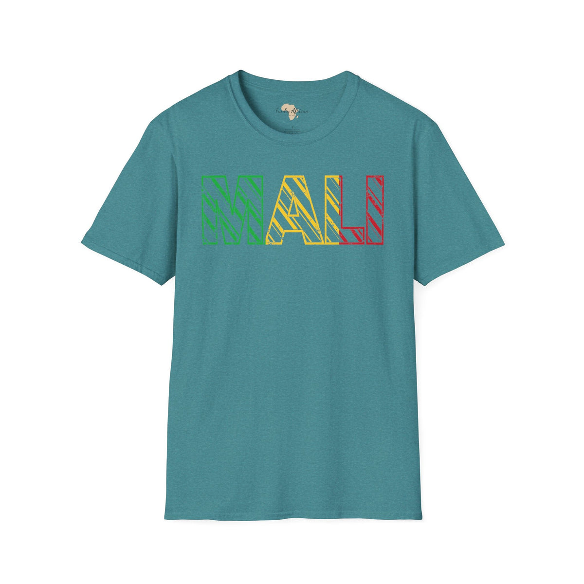 Malian text unisex softstyle tee Funky African