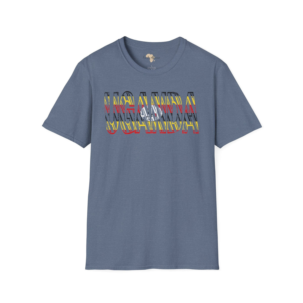 Uganda text unisex softstyle tee Funky African