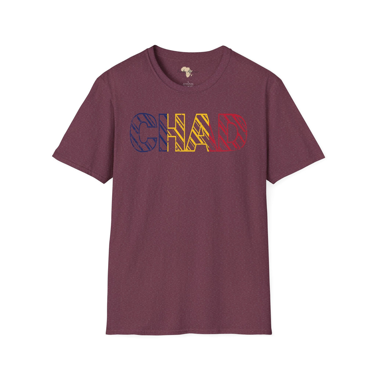 Chad text unisex softstyle tee Funky African