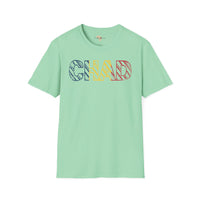 Chad text unisex softstyle tee