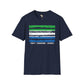 Sierra Leone strip unisex softstyle tee